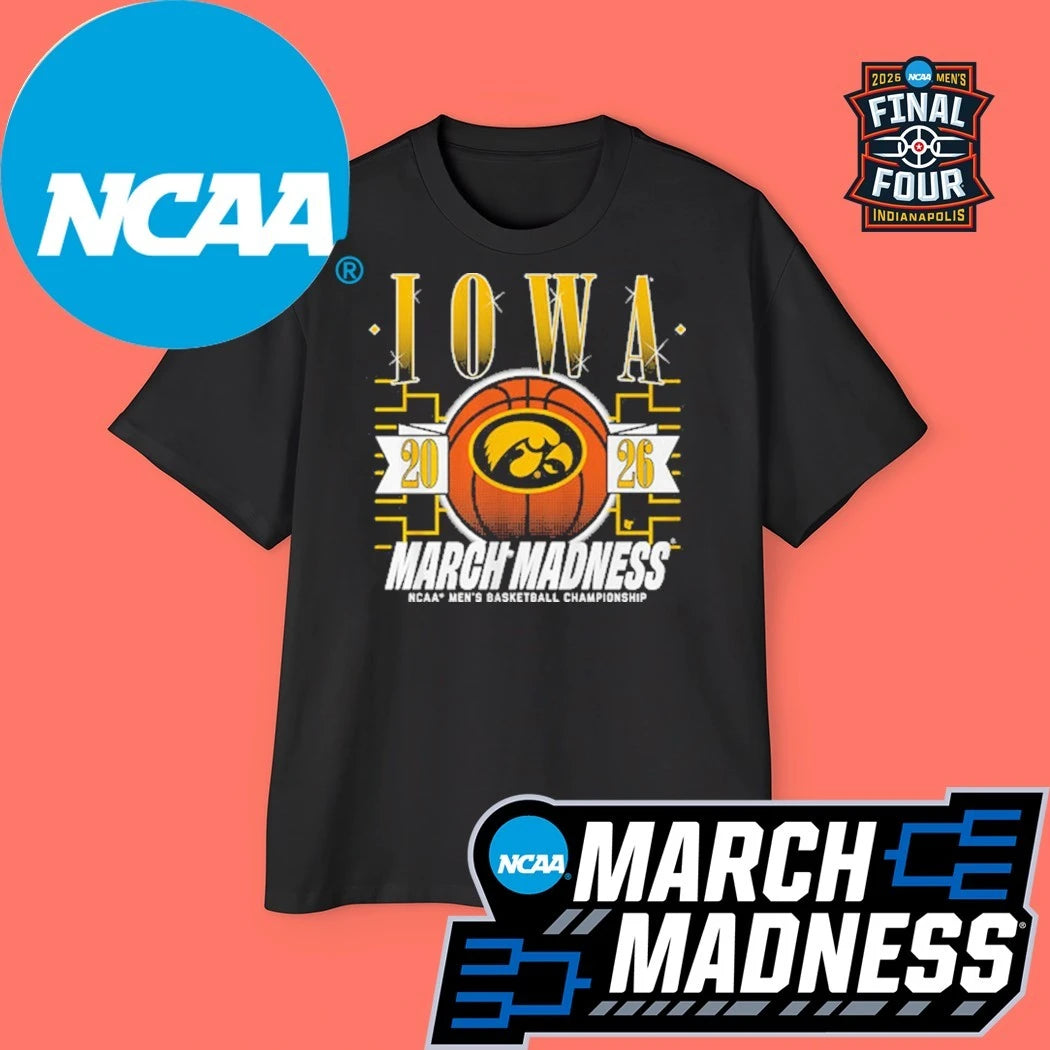 Iowa Hawkeyes MBB 2026 NCAA Women’s Basketball Championship March Madness Logo Shirt