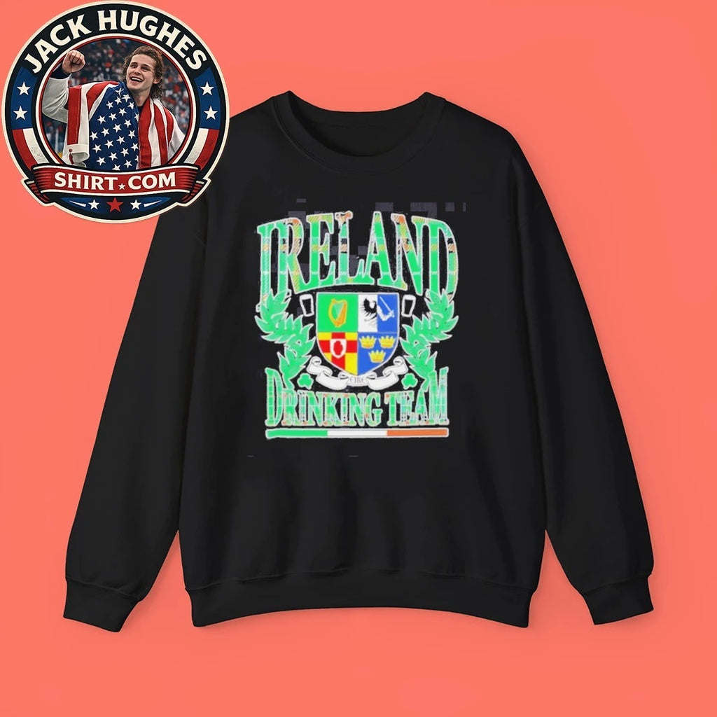 Ireland Drinking Team Irish Crest St Patrick #8217 S Day Shirt