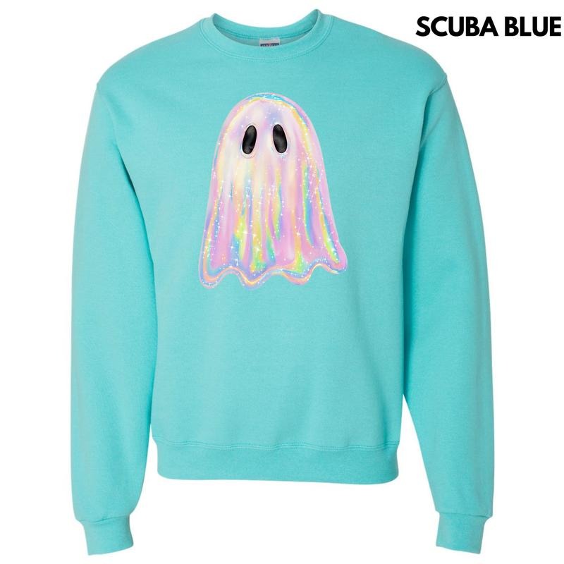 Iridescent Shimmer Ghost Sweatshirt 'NLB' T-Shirts, Hoodie | HypeCrazeTee.com