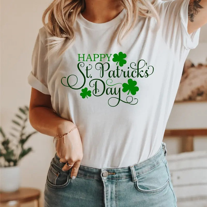 Irish Shirt, St. Patrick's Day Shirt, St. Patrick's Day T-Shirt for Women, St. Patrick's Shirt for Men, Luck of the...