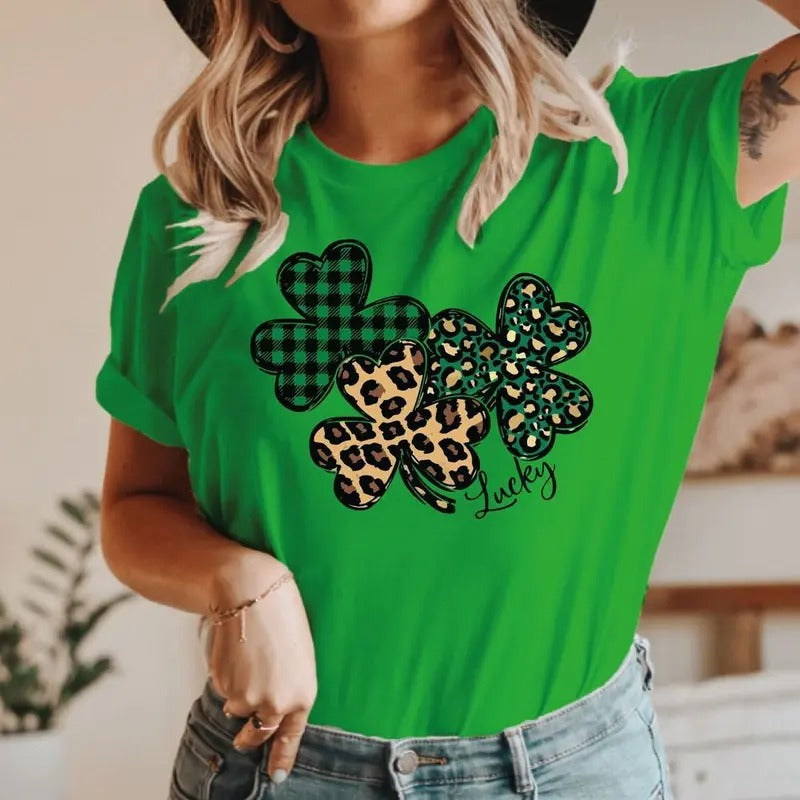 Irish Shirt, St. Patrick's Day Shirt, St. Patrick's Day T-Shirt for Women, St. Patrick's Shirt for Men, Luck of the...