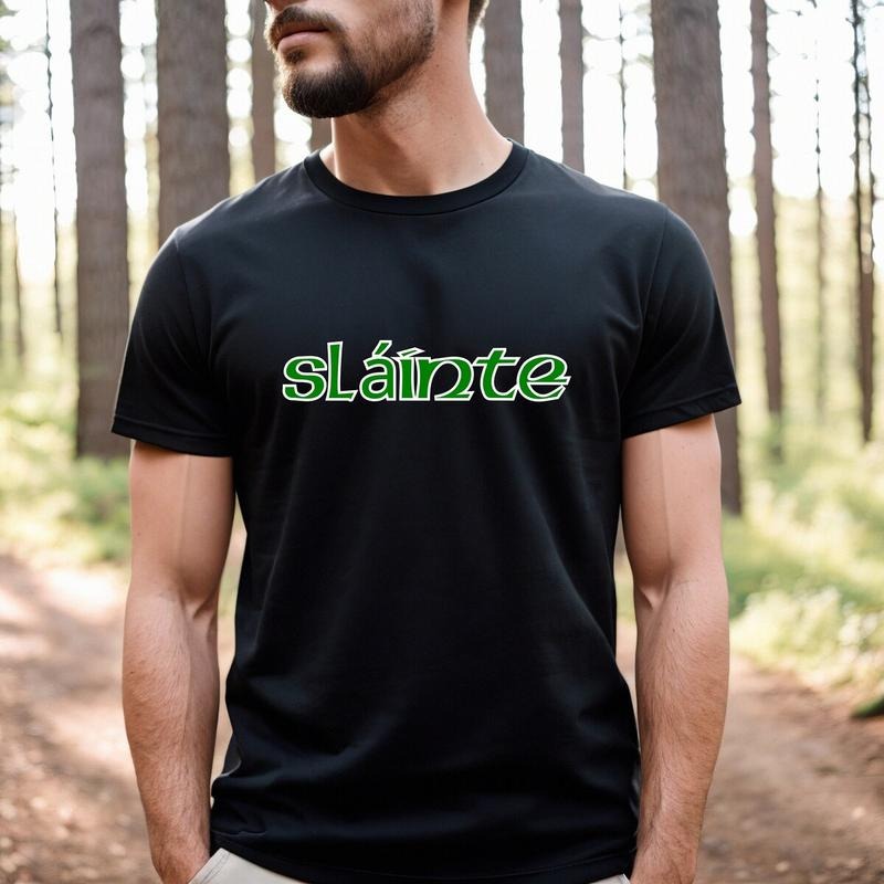Irish Tshirt for St Patrick's Day, Ireland Shamrock Shirt, Pogue Mahone Tee, Celtic Design For St. Hoodie, Sweatshirt