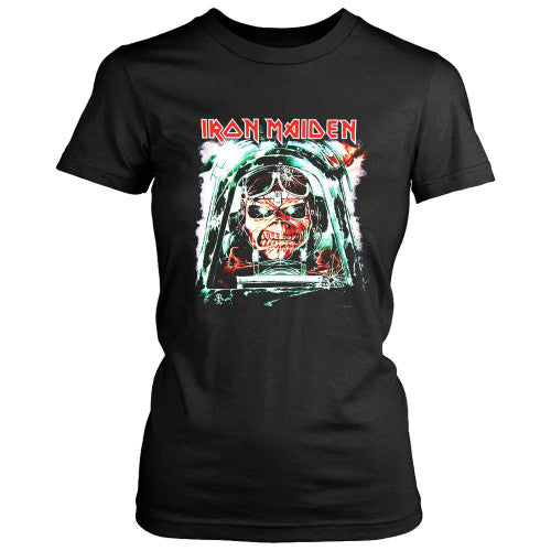 Iron Maiden Aces High Ed World Tour Women's T-Shirt Tee