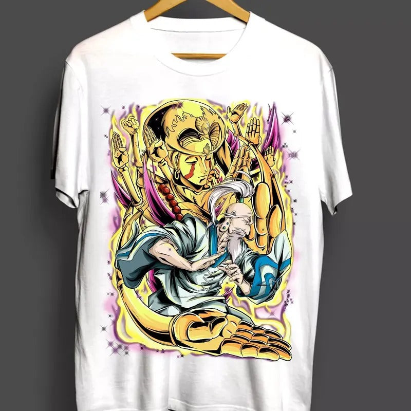 Isaac Netero T-Shirt Hunter x Hunter Manga Strip Anime Japanese Shirt All Size Hoodie, Sweatshirt | HypeCrazeTee.com
