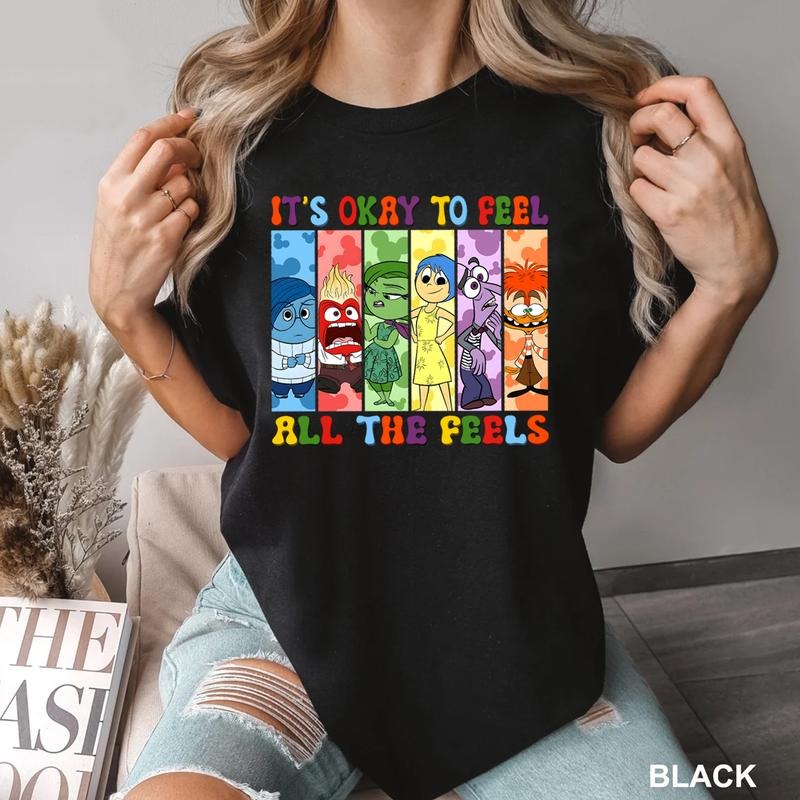 It's OK To Feel All The Feels Shirt, Family Trip Shirt, Family Emotions Matching Tees Hoodie, Sweatshirt | HypeCrazeTee.com