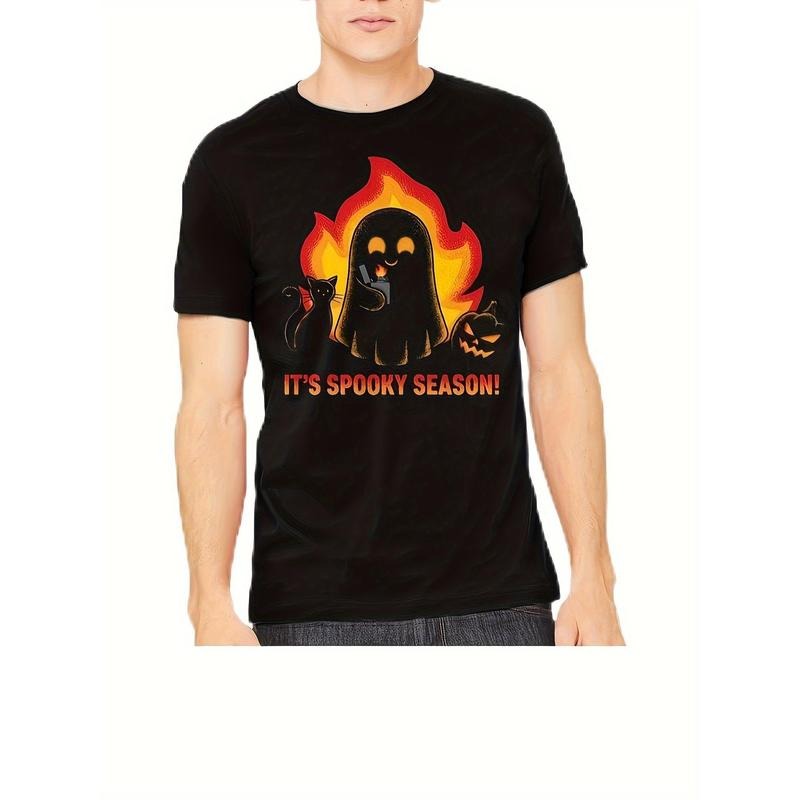 It's ghost season - Men Halloween, ghosts, T-shirts Made in USA Hoodie, Sweatshirt | HypeCrazeTee.com