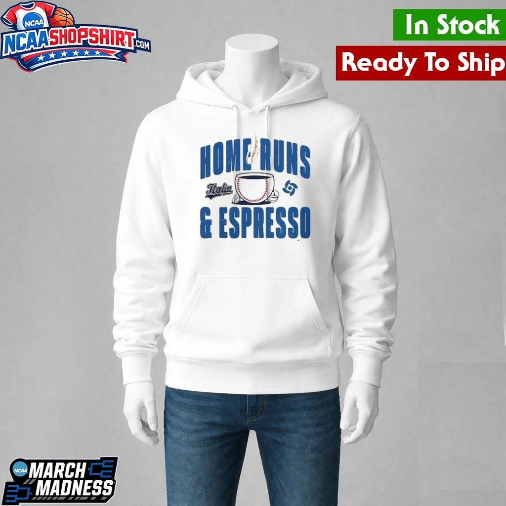 Italy Baseball Home Runs &amp; Espresso Shirt