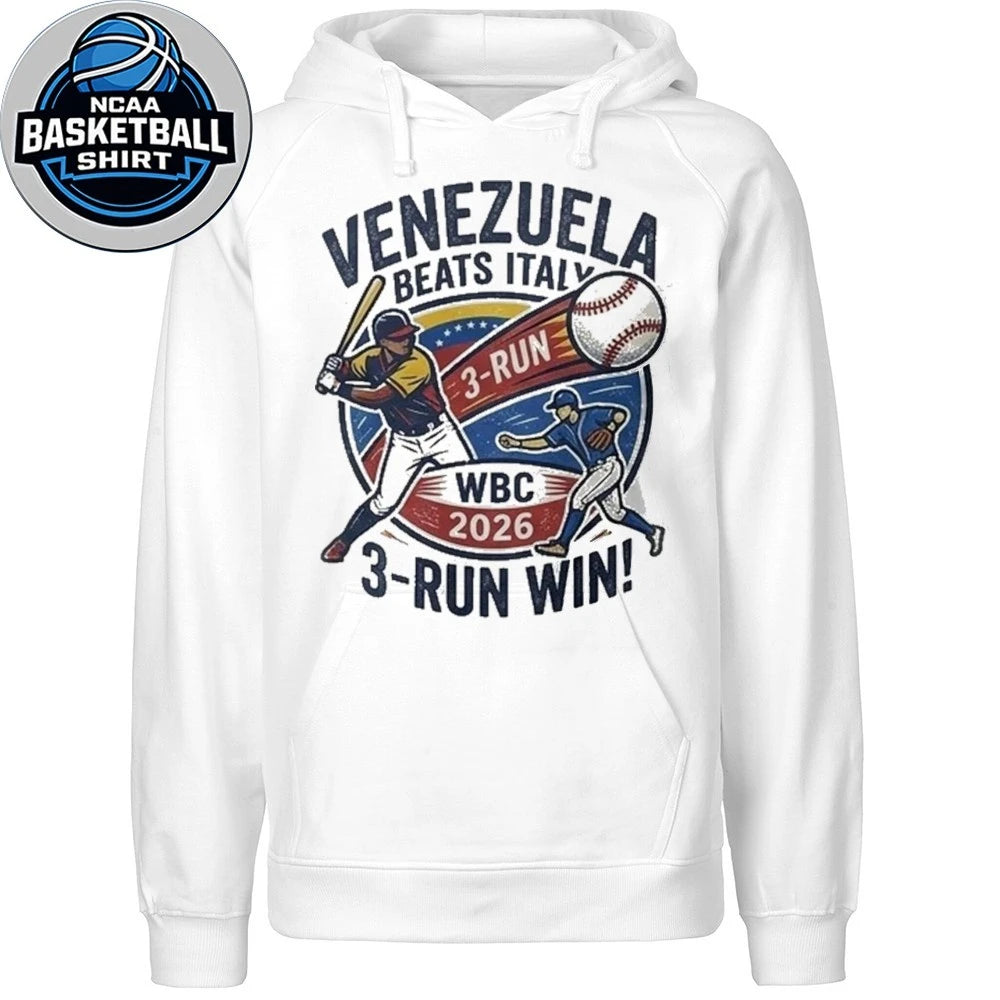 Italy vs Venezuela Wbc 2026 3 Run Win t-shirt