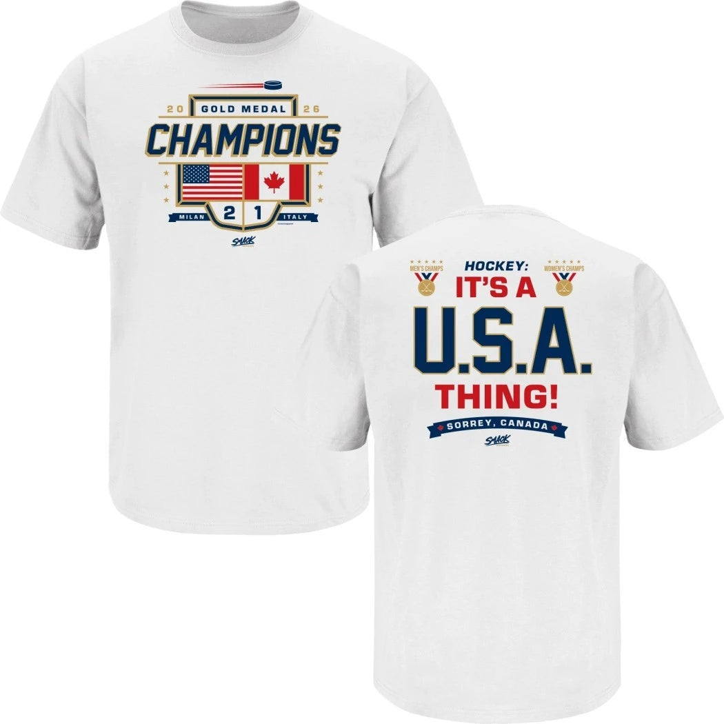 It’s a U.S.A Thing for USA Hockey Two Sided Shirt