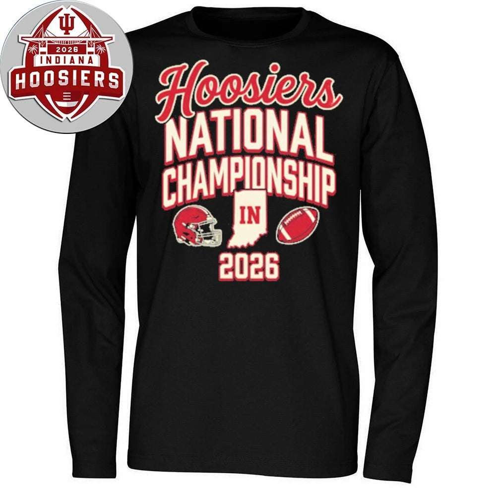 Iu Football – Cfp National Championship Helmet 2026 T-Shirt
