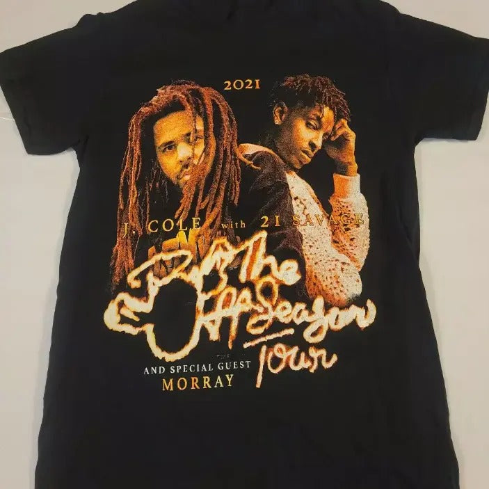 J.Cole with 21 Savage The Off Season Tour T-shirt Cotton S-4XL Hoodie, Sweatshirt | HypeCrazeTee.com