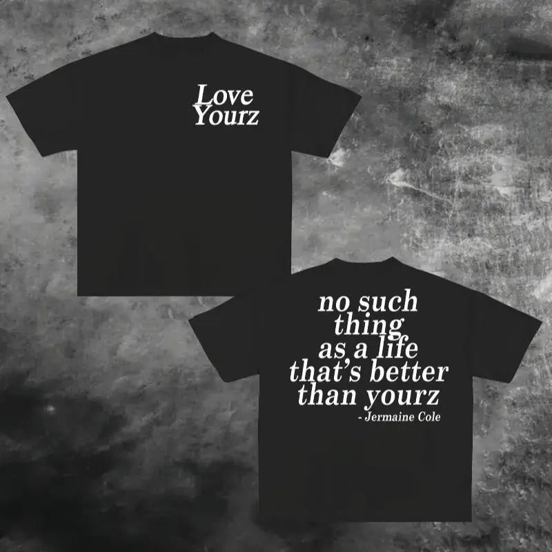 J Cole Dreamville Love Yourz Lyrics Graphic T-shirt Casual Hoodie, Sweatshirt | HypeCrazeTee.com