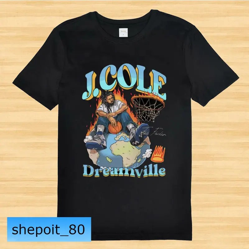 J Cole Dreamville T Shirtstyle{n002}2 T-Shirts, Hoodie, Sweatshirt | HypeCrazeTee.com