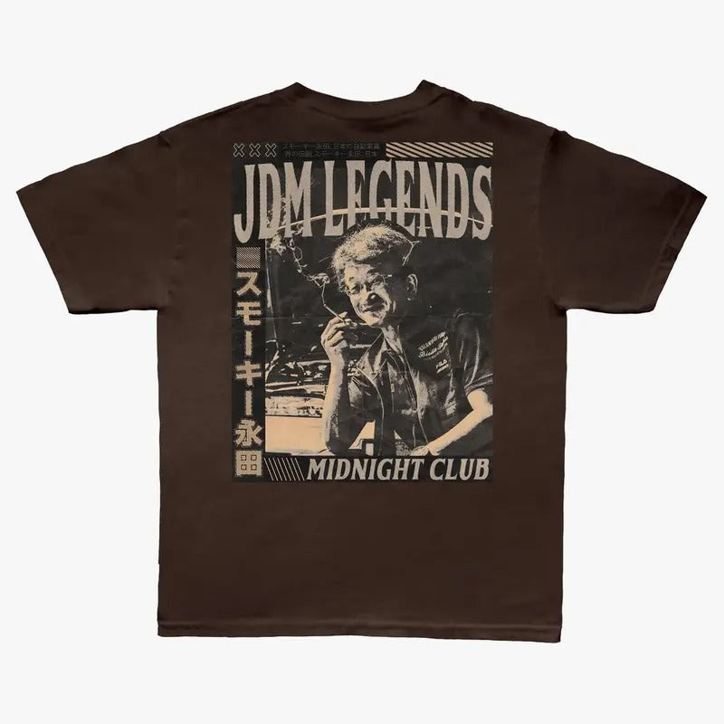 JDM Legends T-Shirt, Smokey Nagata Shirt, Retro JDM shirt Hoodie, Sweatshirt | HypeCrazeTee.com