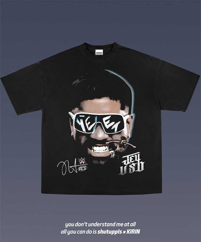 JEY USO 1.0 TEE | VINTAGE TEE GRAPHIC T-SHIRT SWEATSHIRT HOODIE | GIFT FOR FAN | HypeCrazeTee.com