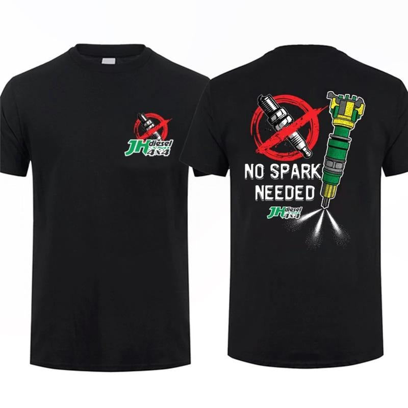 JH's Diesel No Spark Needed T-Shirt for Men