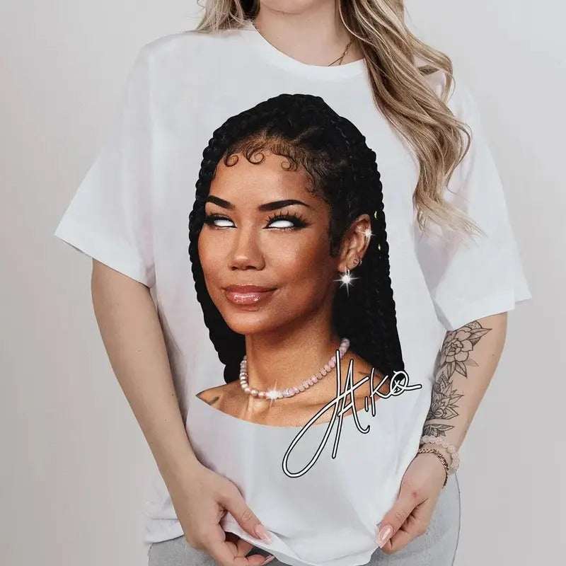 JHENE AIKO Big Face Rap Tee Shirt Hoodie, Sweatshirt | HypeCrazeTee.com