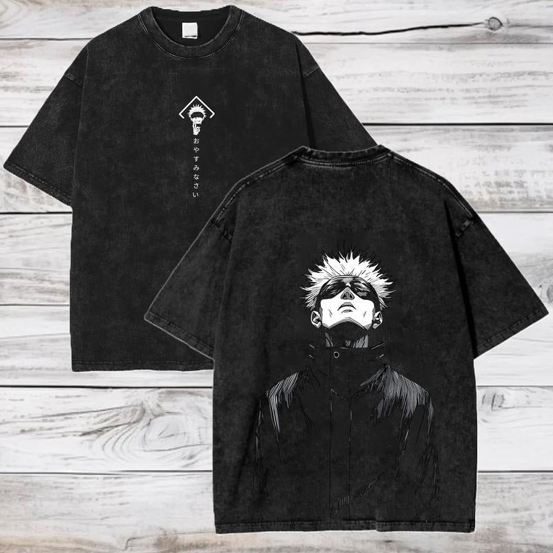JJK Anime T-shirt, Satoru Gojo Anime Tee, Gift for Him Hoodie, Sweatshirt | HypeCrazeTee.com