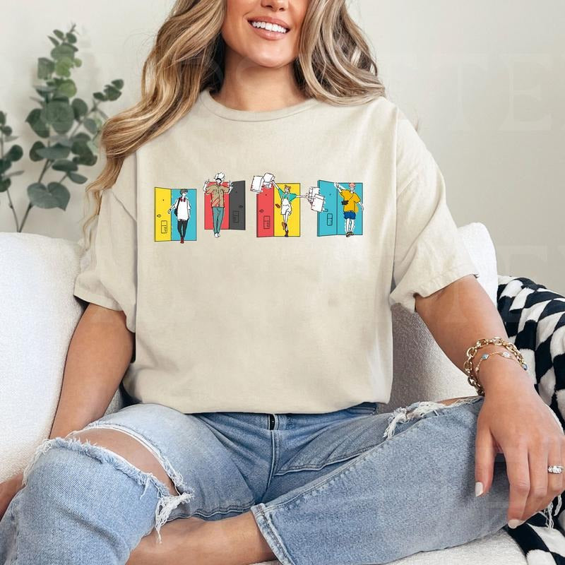 JJK Gojo Nobara Yuji Megumi Anime Lover Tshirt Crewneck Hoodie Comfort Cotton Sweatshirt | HypeCrazeTee.com
