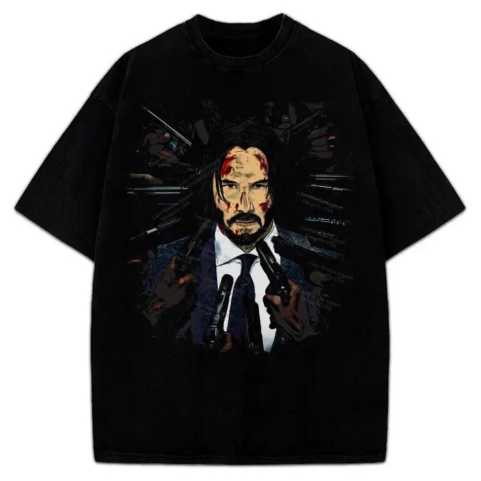 JWick Comic Vintage Style Graphic Design T-Shirt Crewneck Cotton Hoodie, Sweatshirt | HypeCrazeTee.com