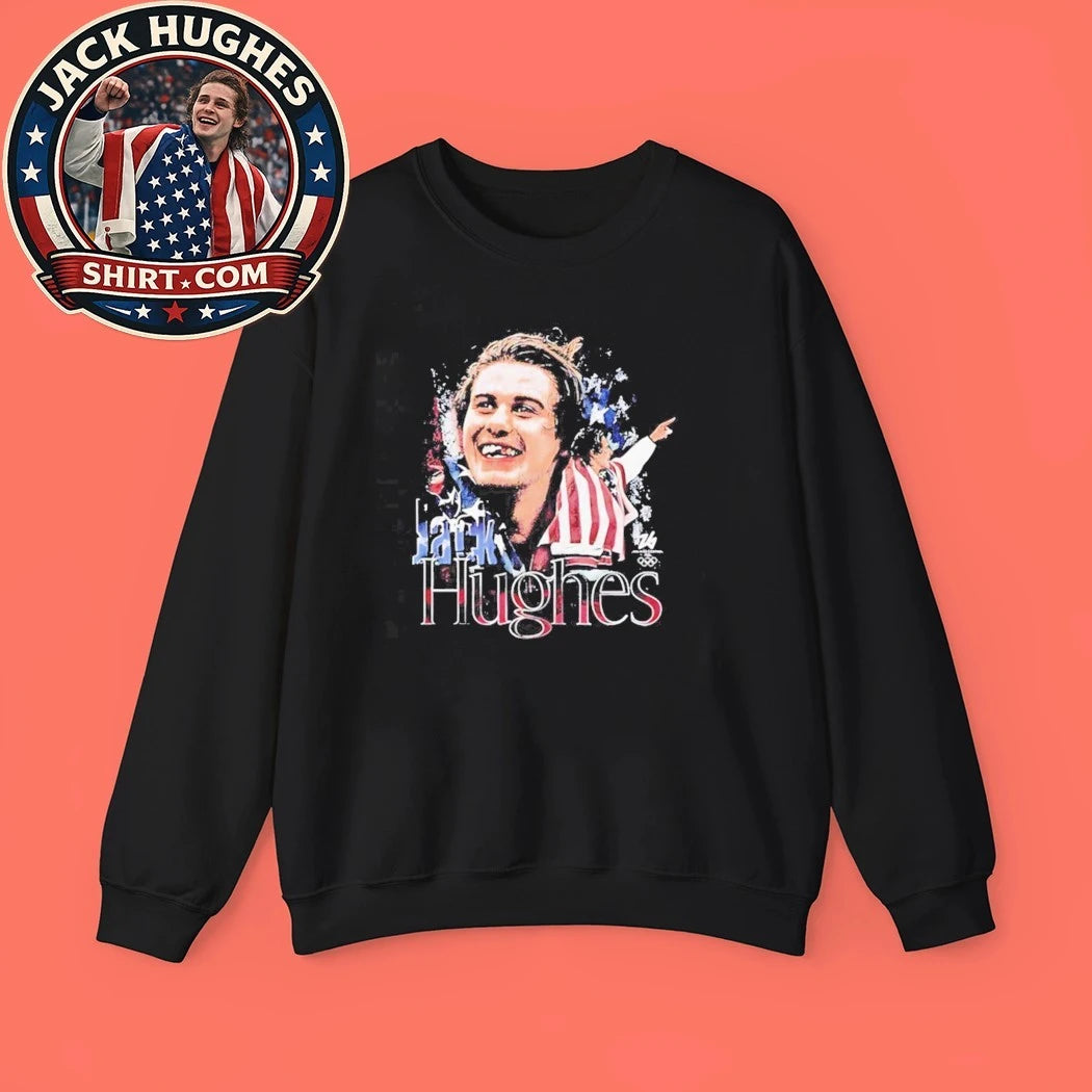 Jack Hughes 2026 Milano Cortina Winter Olympics Shirt