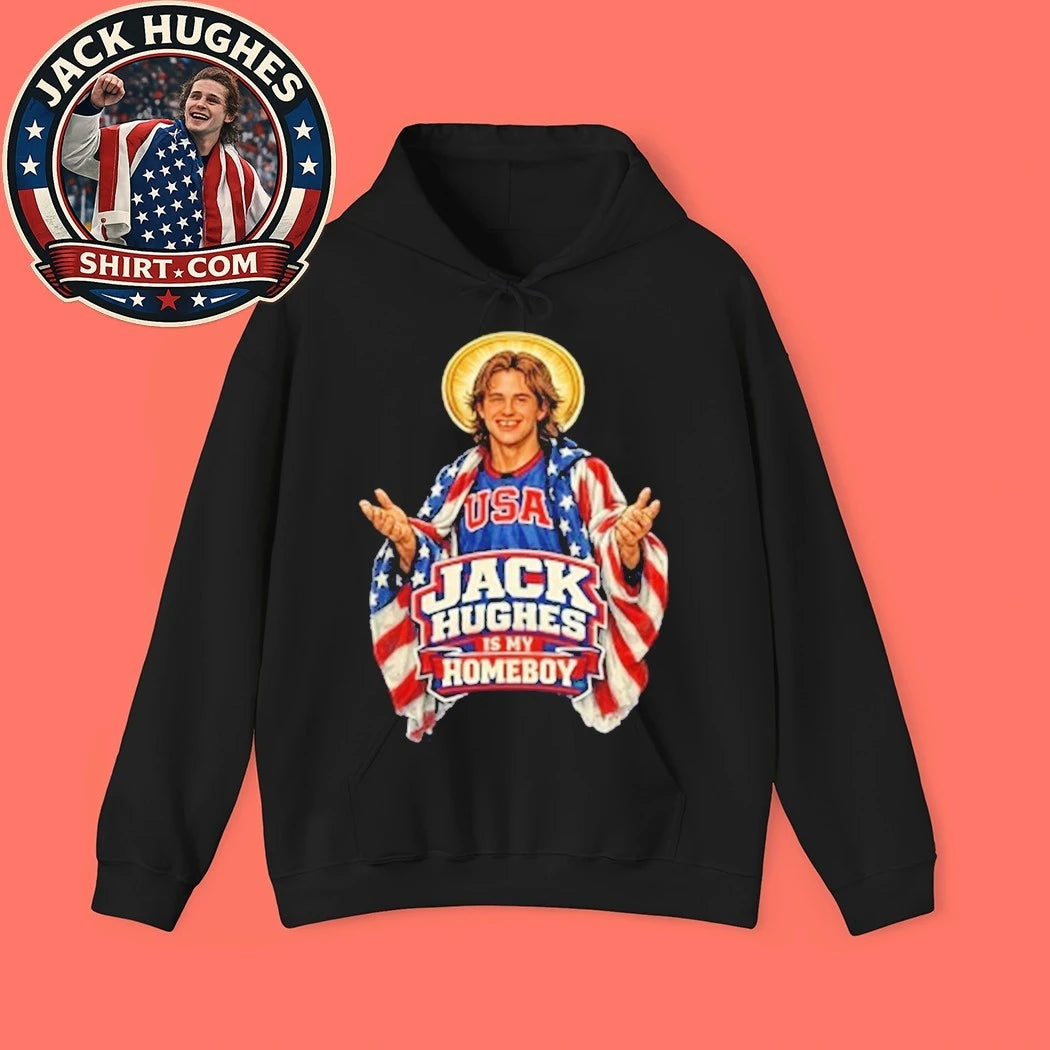 Jack Hughes Is My Homeboy Olympic Gold 2026 Trending Shirt