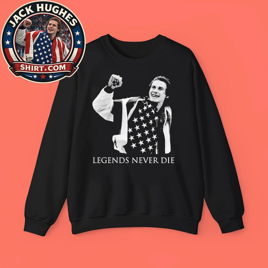 Jack Hughes USA Hockey Gold Medal Graphic T-Shirt