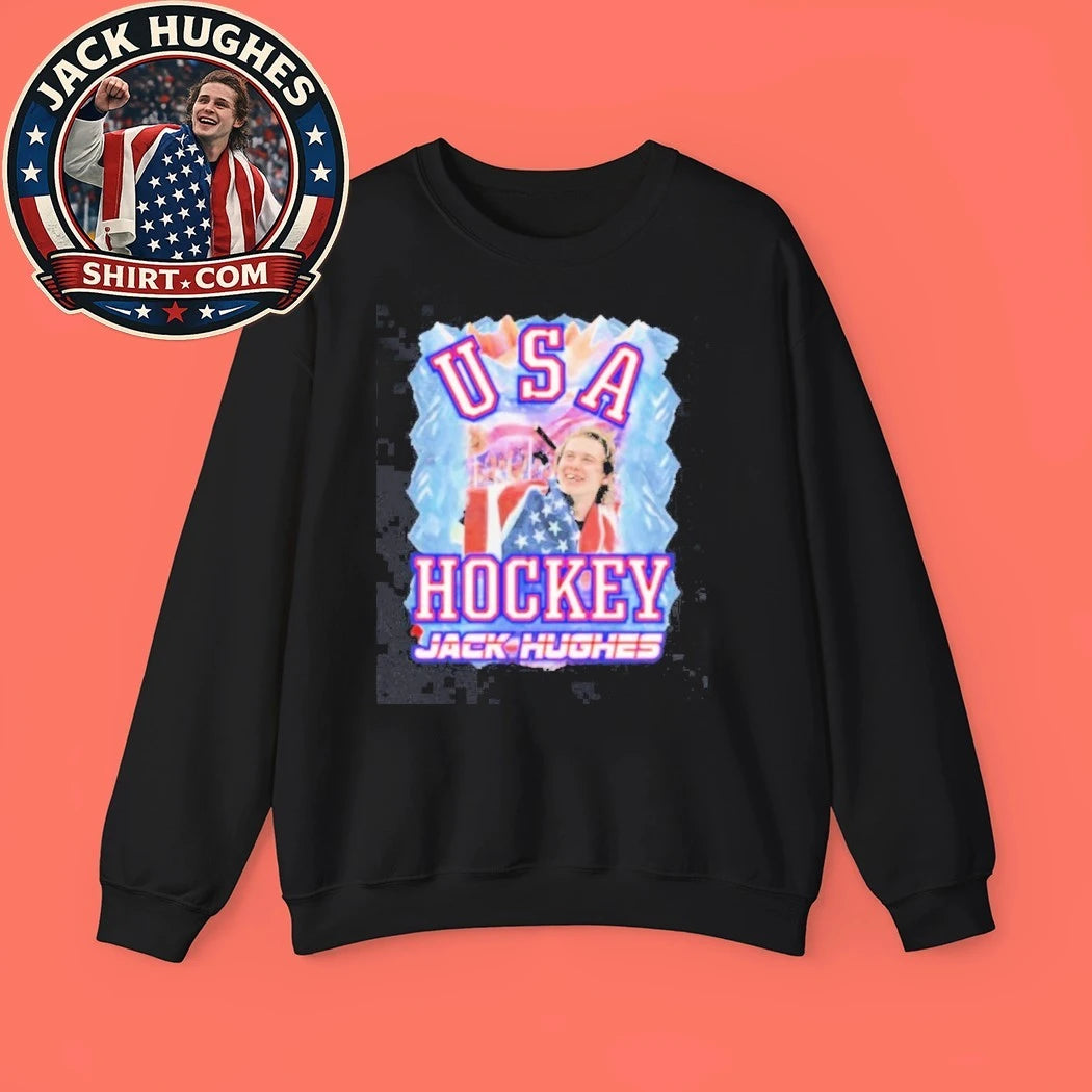 Jack Hughes USA Hockey Golden Goal 2026 T-Shirt