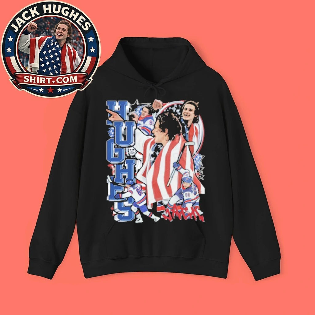 Jack Hughes Usa Hockey 2026 Olympics New T-Shirt