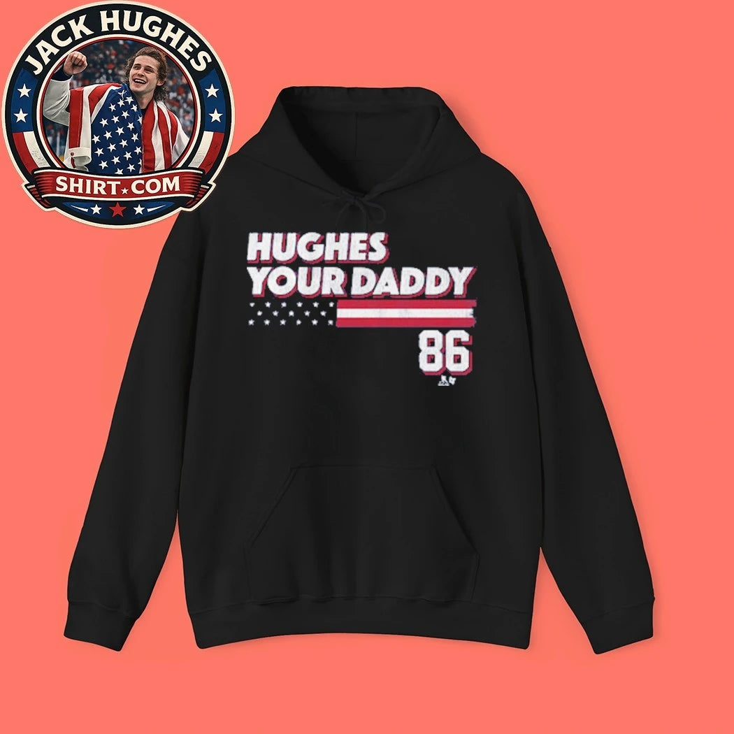 Jack Hughes Your Daddy Stars &amp; Stripes Edition USA Flag Shirt