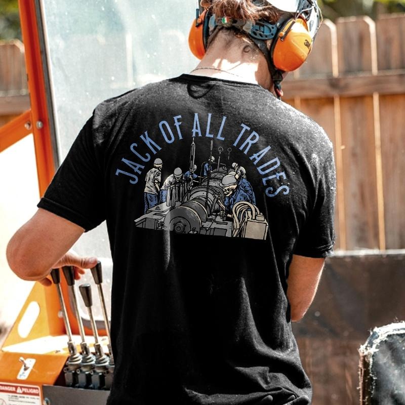Jack Of All Trades Printed Men's T-shirt Gifts for the Man of Character,Merch gift Hoodie, Sweatshirt | HypeCrazeTee.com