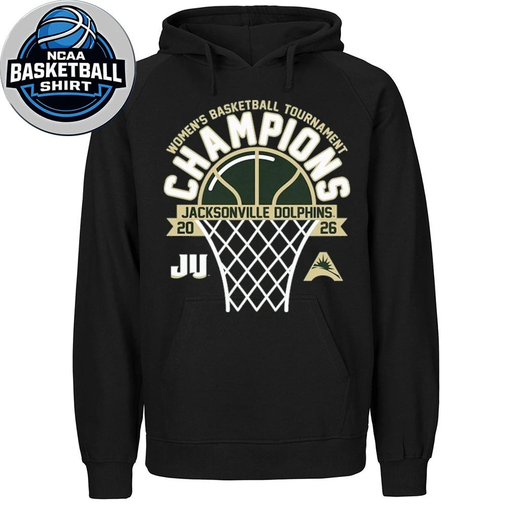 Jacksonville Dolphins 2026 ASUN Women’s Basketball Tournament Champions Logo Shirt