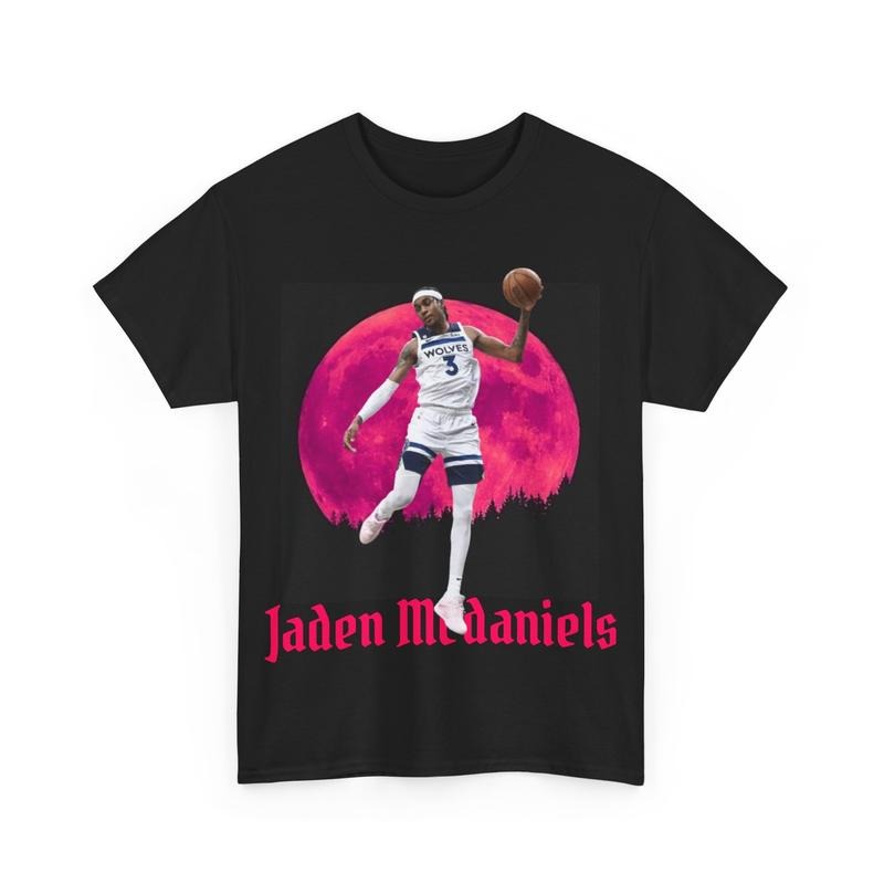 Jaden Mcdaniels Minnesota Basketball Playoffs 2025 T-Shirt, Gift For Fan Hoodie, Sweatshirt | HypeCrazeTee.com