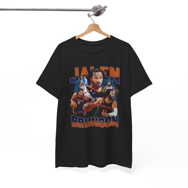 Jalen Brunson Bootleg Vintage Retro Basketball Star Knicks Fan T-Shirt, Gift For Fan Hoodie, Sweatshirt | HypeCrazeTee.com