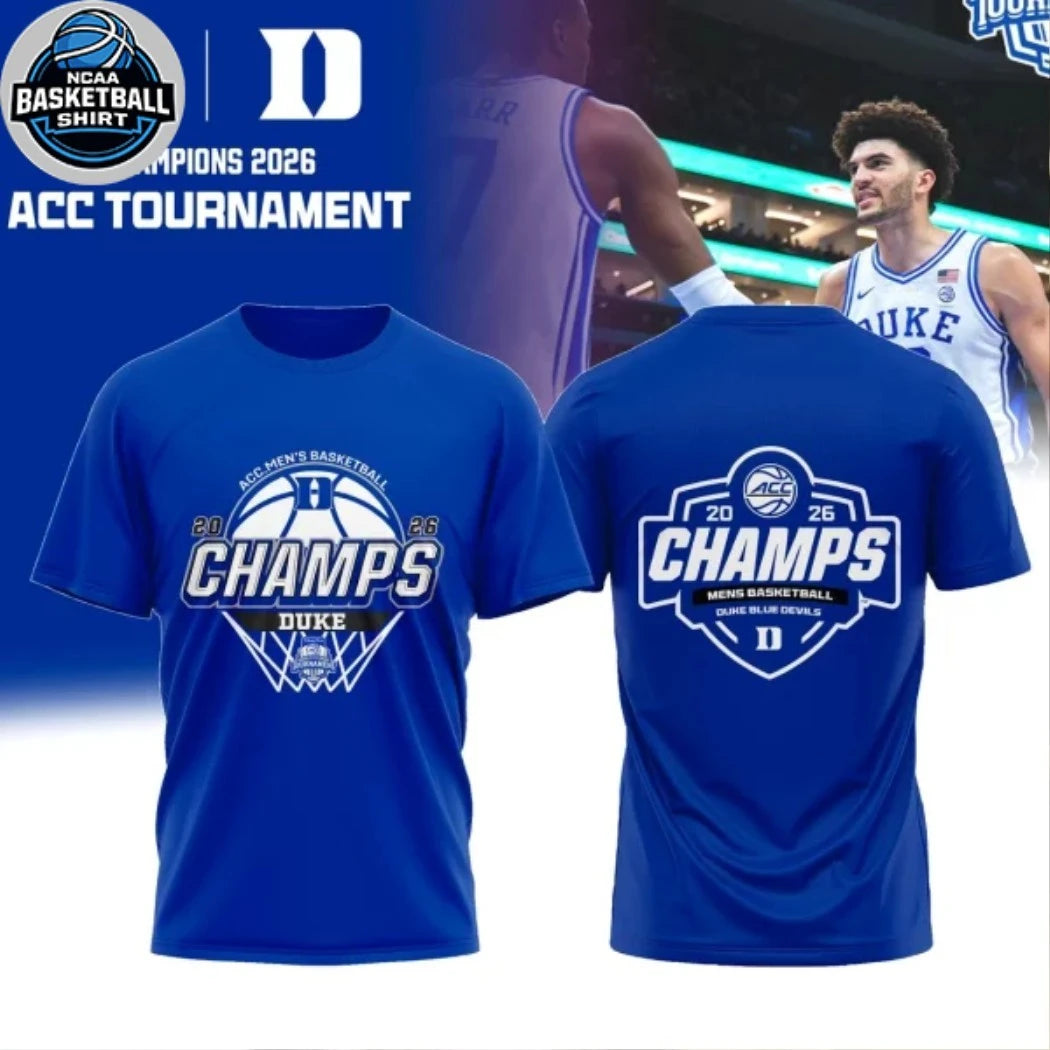 James Madison Dukes 2026 Men’s Basketball ACC Champion Shirt