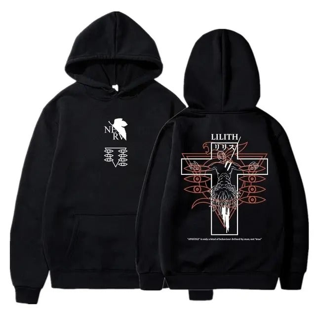 Japan Anime Evangelion Hoodie - Eva Lilith Shirt | The End Of Evangelion NGE T-shirts, Sweater, Hoodies