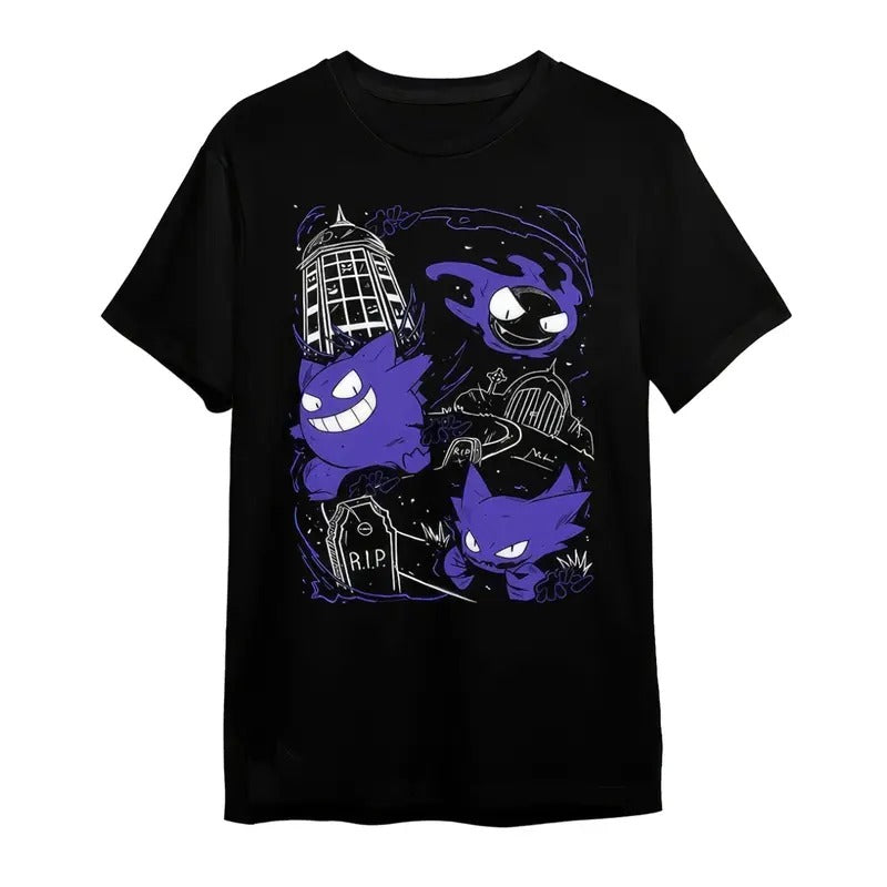 Japanese Horror Style Gengar T-shirt Hoodie, Sweatshirt | HypeCrazeTee.com