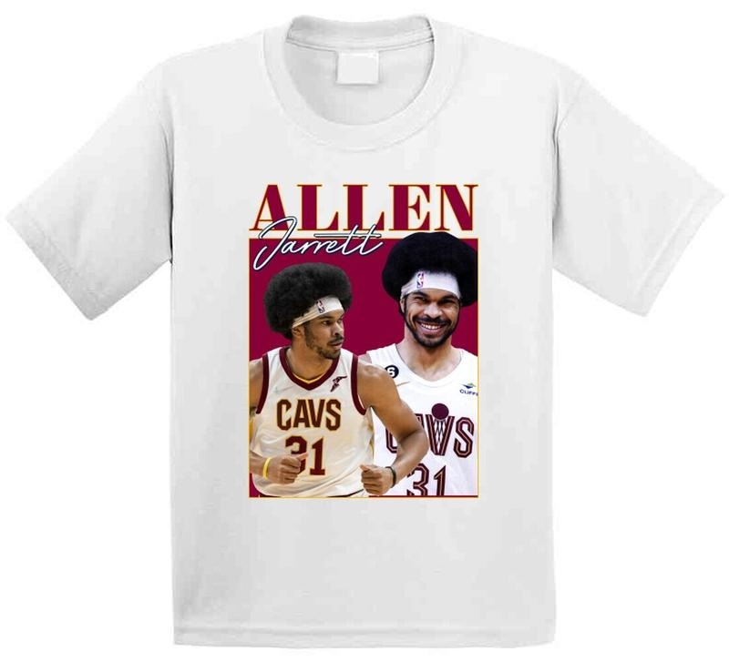 Jarrett Allen 90S Style T-Shirt, 100% Cotton Unisex Shirt, Gift For Fan Hoodie, Sweatshirt | HypeCrazeTee.com