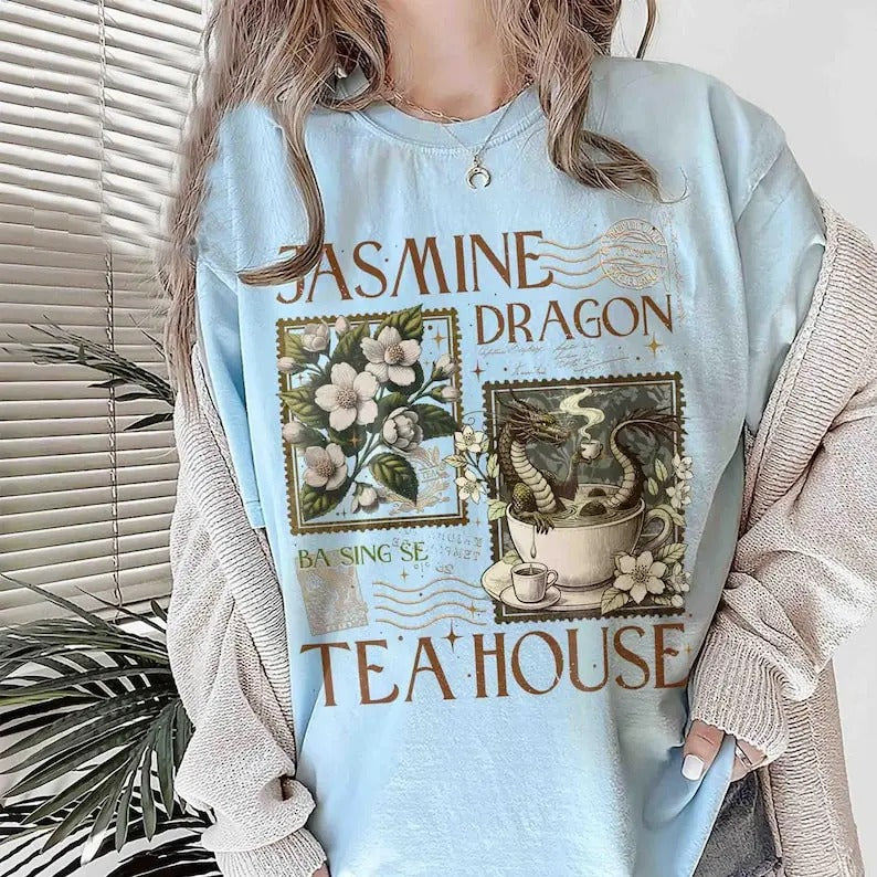 Jasmine Dragon Tea Shop Shirt, Uncle Iroh Shirt Gift, Anime Lover's Gift, Uncle Iroh Tea Shop Inspired, Avatar TShirt,...