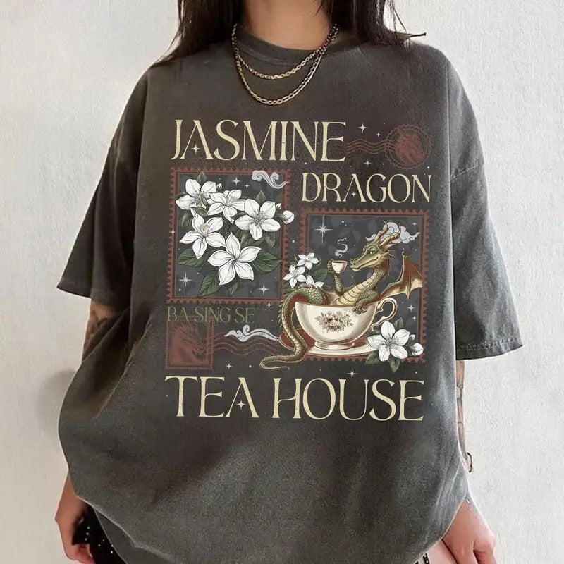 Jasmine Dragon Tea Shop Shirt, Uncle Iroh Shirt, Anime Lover's Gift, Uncle Iroh Tea Shop Inspired Shirt, Avatar T-Shirt,...