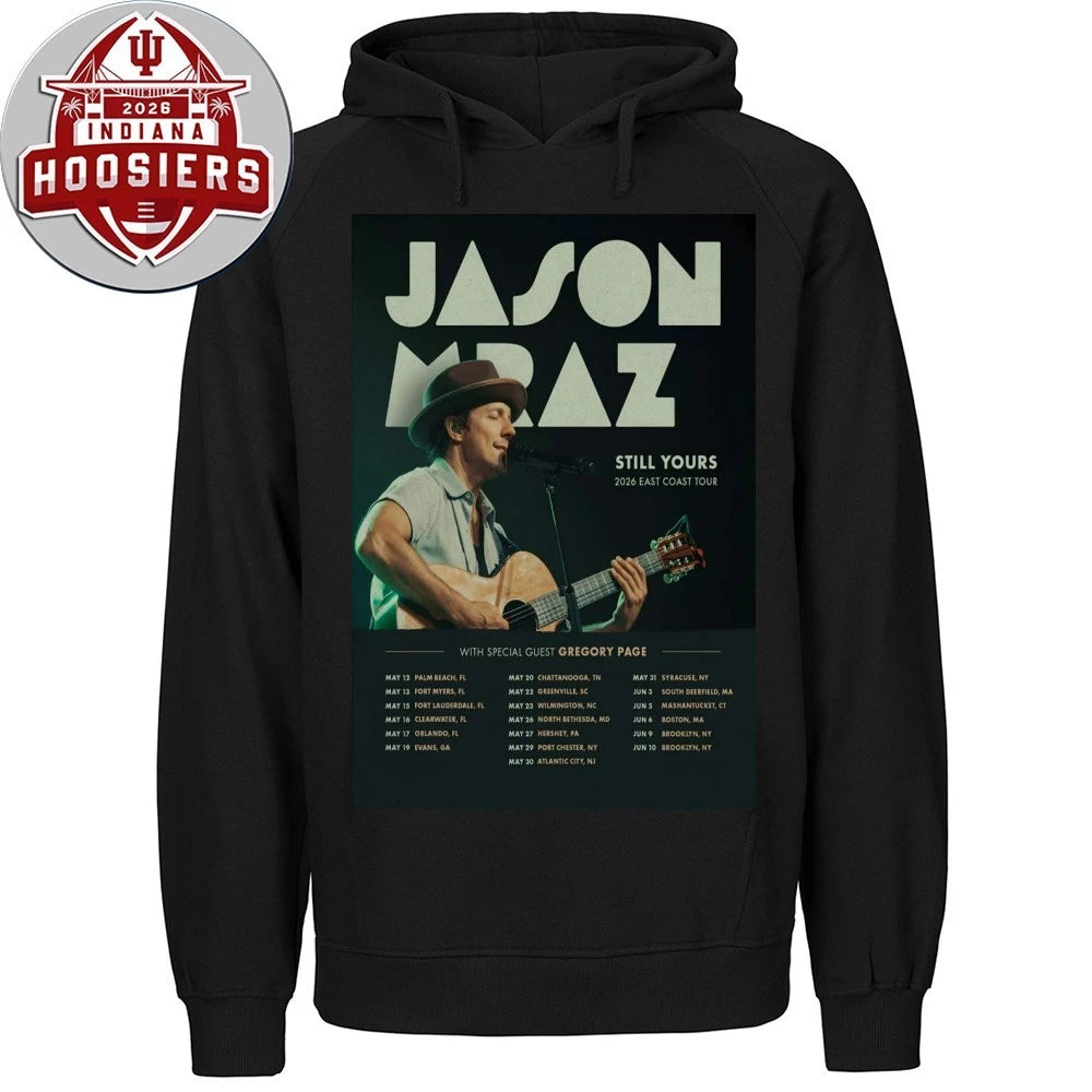 Jason Mraz 2026 East Coast Tour Poster Shirt
