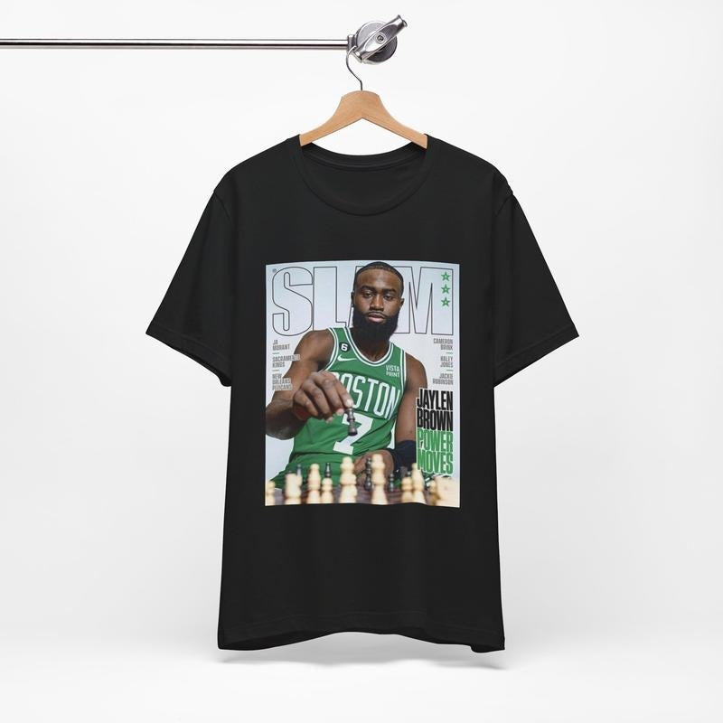 Jaylen Brown Slam Basketball T-Shirt, Boston Clothes Finals Gift, Gift For Fan Hoodie, Sweatshirt | HypeCrazeTee.com