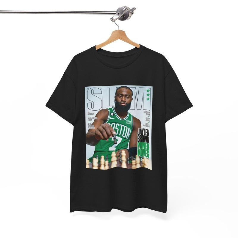 Jaylen Jb Brown Boston Unisex Slam Graphic Tee T-Shirt, Gift For Fan Hoodie, Sweatshirt | HypeCrazeTee.com