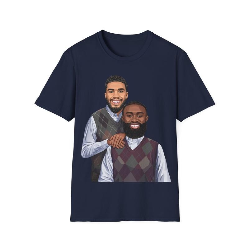 Jayson Tatum X Jaylen Brown Step Brothers T-Shirt, Finals Boston T-Shirt, Gift For Fan Hoodie, Sweatshirt | HypeCrazeTee.com