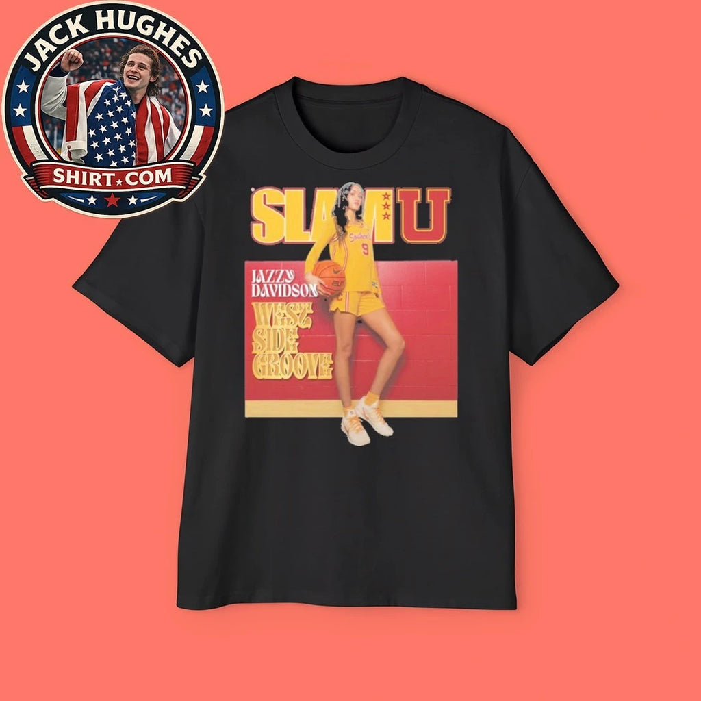 Jazzy Davidson Basketball Cover Basketball Star Shirt