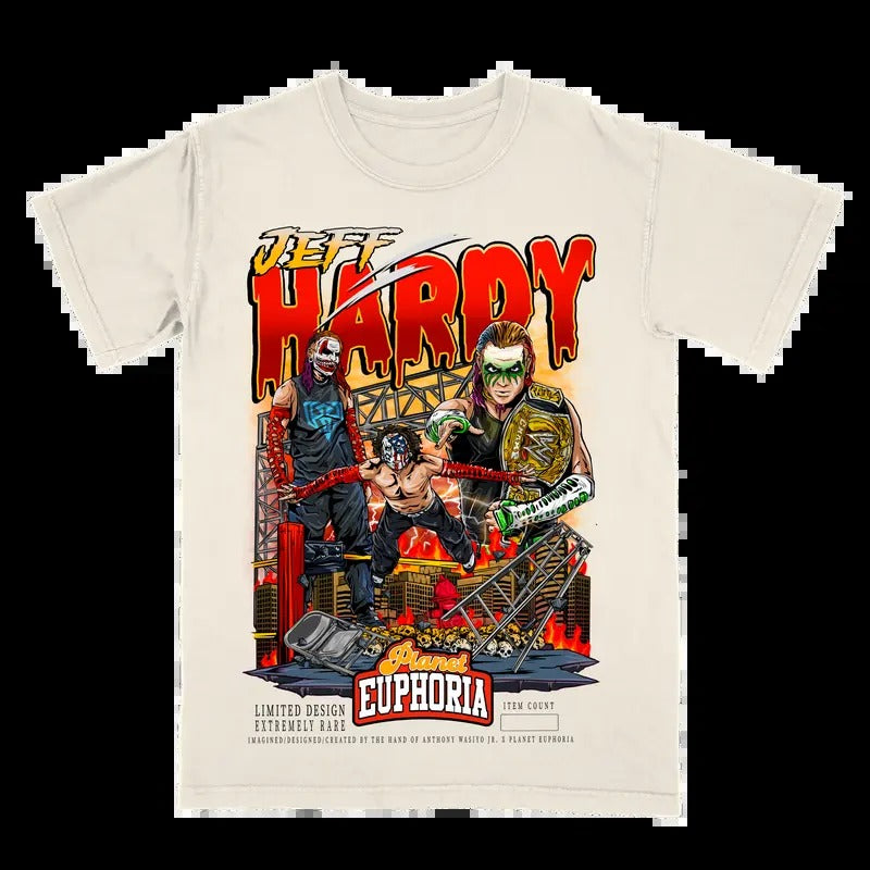 Jeff Hardy Tee Gift For Fan - Men's Casual T-shirt - Menswear Hoodie, Sweatshirt | HypeCrazeTee.com