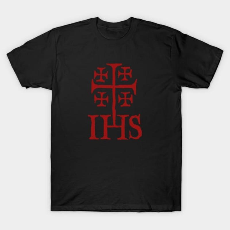 Jerusalem Cross IHS T-Shirt Hoodie, Sweatshirt | HypeCrazeTee.com