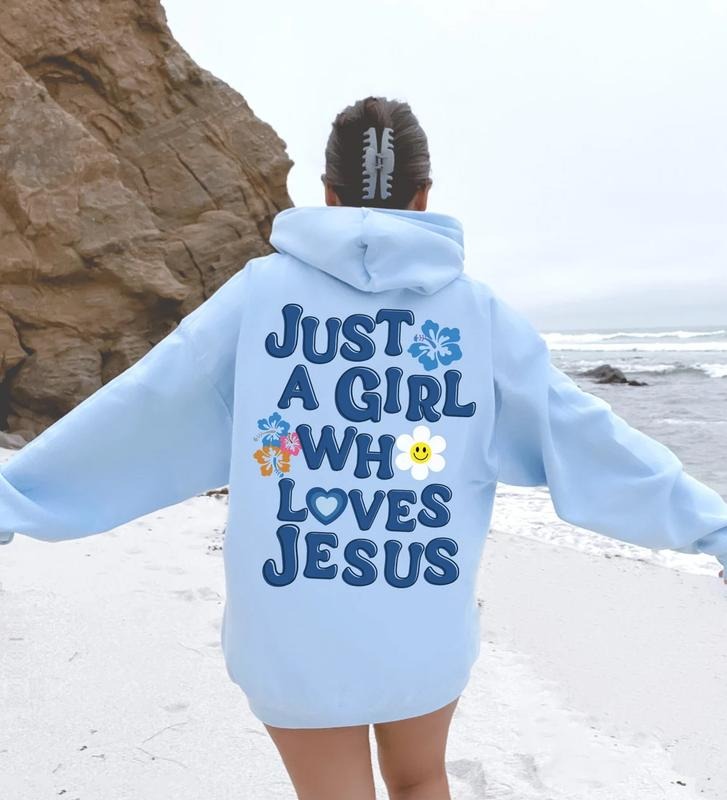 Jesus Hoodie Hibiscus Hoodie Christian Merch Christian Hoodie Preppy Hoodie Jesus Sweatshirt Christian Sweatshirt...