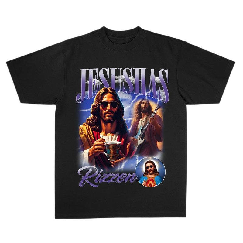 Jesus Rizz Tour Merch Edition T-Shirt, Full Color, For Him, For Her Hoodie, Sweatshirt | HypeCrazeTee.com