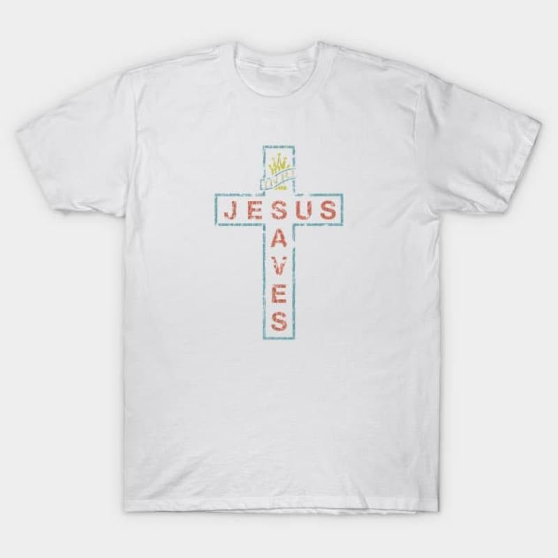 Jesus Saves Cross Sign T-Shirt Hoodie, Sweatshirt | HypeCrazeTee.com